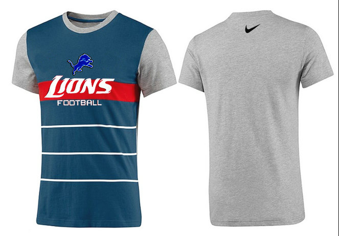 Mens 2015 Nike Nfl Detroit Lions T-shirts 49