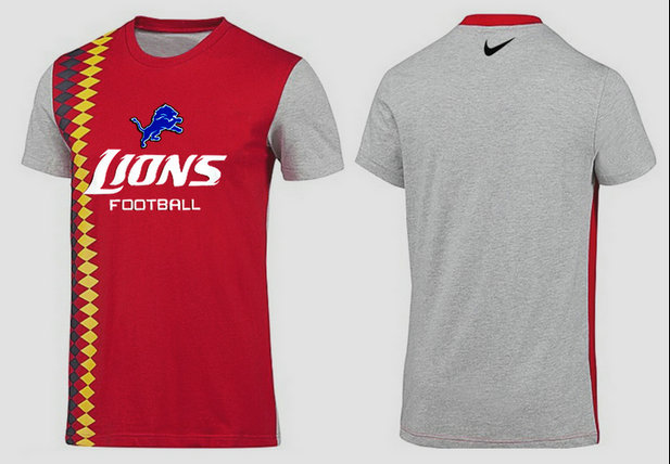 Mens 2015 Nike Nfl Detroit Lions T-shirts 52