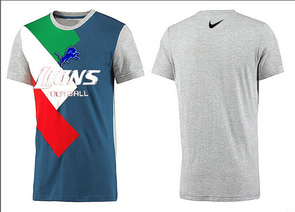 Mens 2015 Nike Nfl Detroit Lions T-shirts 56
