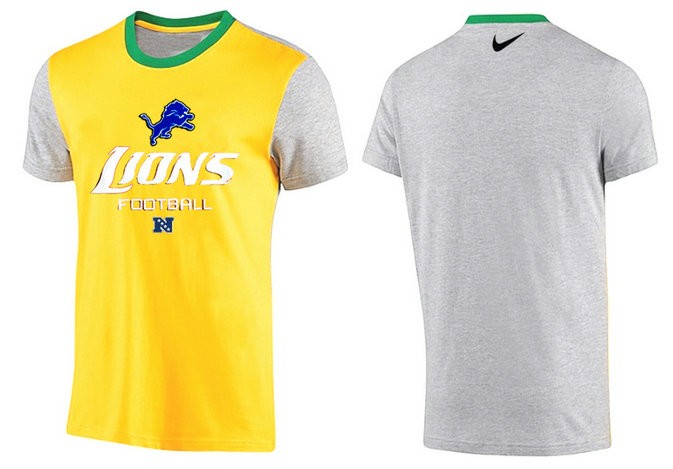 Mens 2015 Nike Nfl Detroit Lions T-shirts 61