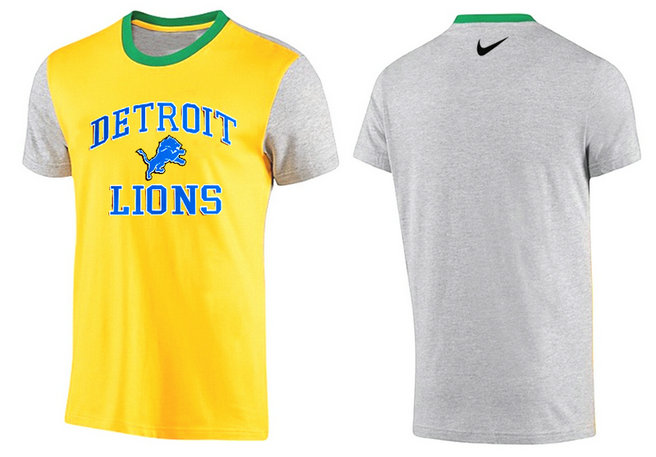 Mens 2015 Nike Nfl Detroit Lions T-shirts 75