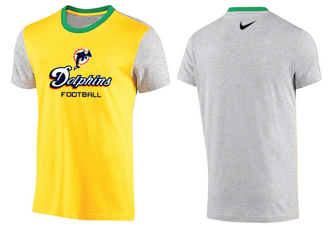 Mens 2015 Nike Nfl Miami Dolphins T-shirts 50