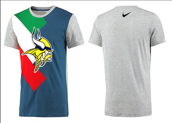 Mens 2015 Nike Nfl Minnesota VikingsT-shirts 11