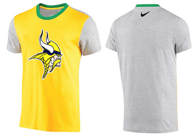 Mens 2015 Nike Nfl Minnesota VikingsT-shirts 2