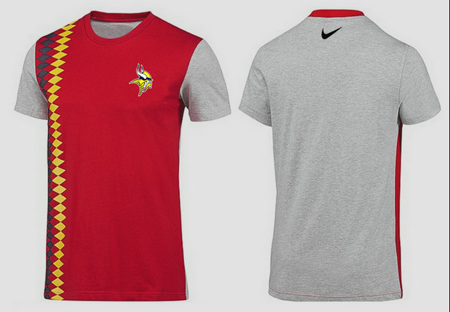 Mens 2015 Nike Nfl Minnesota VikingsT-shirts 21