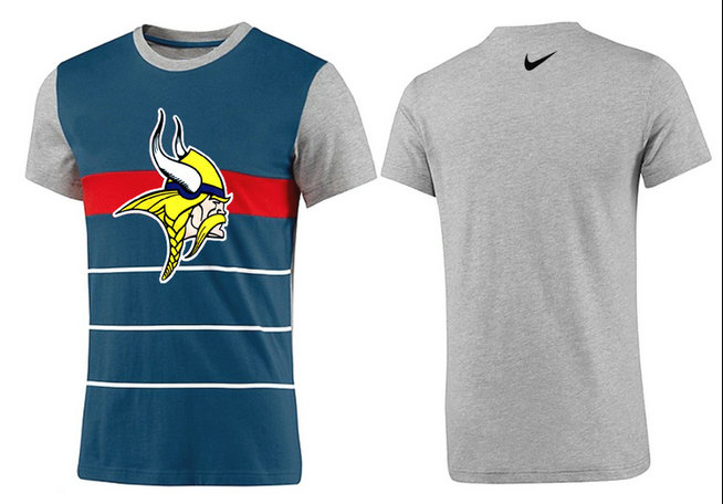 Mens 2015 Nike Nfl Minnesota VikingsT-shirts 4