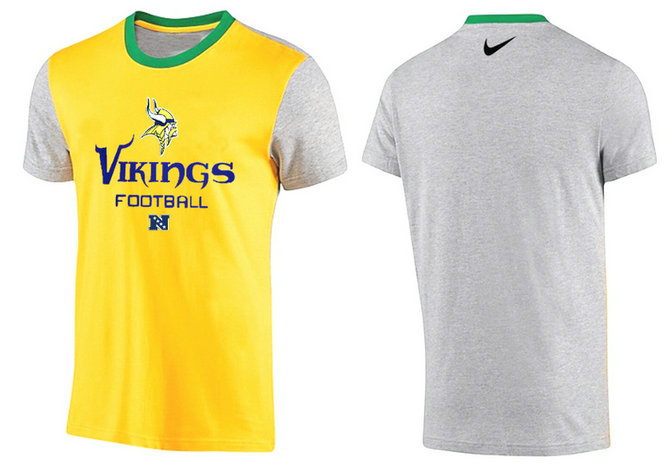 Mens 2015 Nike Nfl Minnesota VikingsT-shirts 47