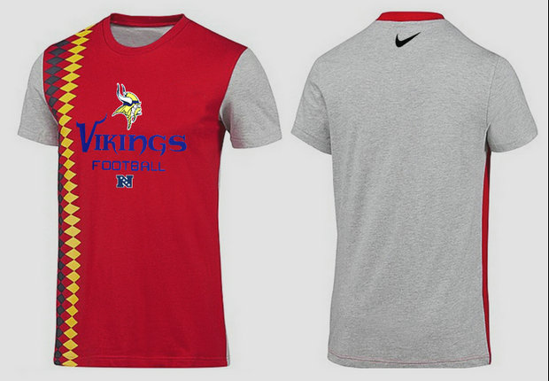 Mens 2015 Nike Nfl Minnesota VikingsT-shirts 52