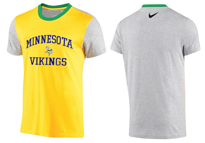 Mens 2015 Nike Nfl Minnesota VikingsT-shirts 61