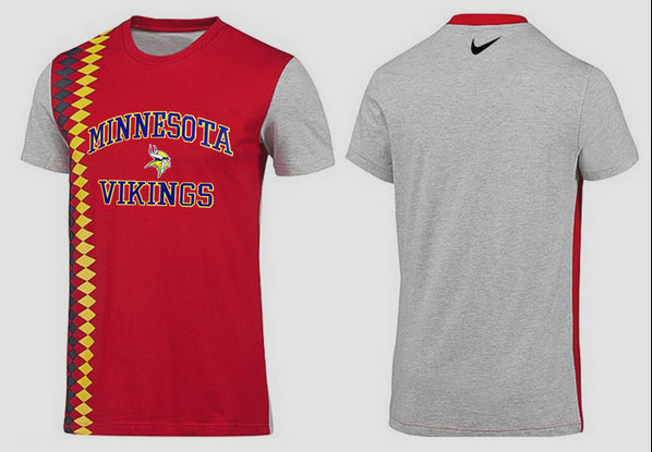 Mens 2015 Nike Nfl Minnesota VikingsT-shirts 66