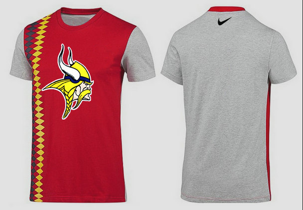 Mens 2015 Nike Nfl Minnesota VikingsT-shirts 7