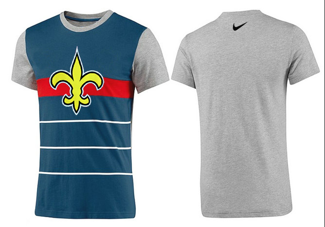 Mens 2015 Nike Nfl New Orleans Saints T-shirts 4