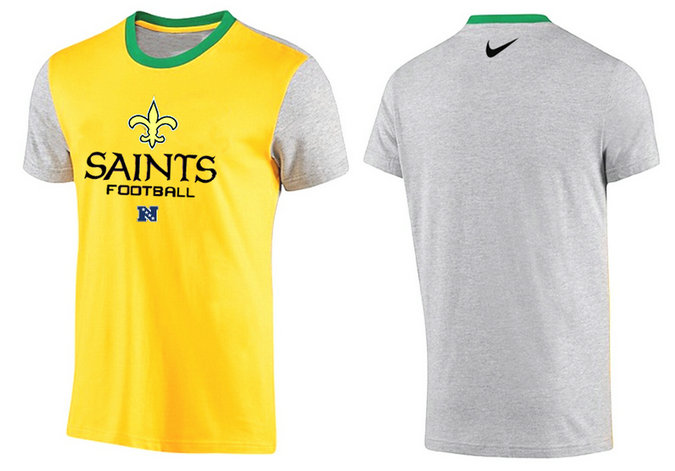 Mens 2015 Nike Nfl New Orleans Saints T-shirts 50