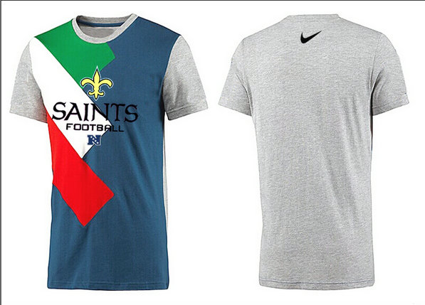 Mens 2015 Nike Nfl New Orleans Saints T-shirts 58