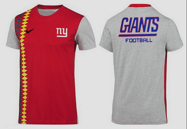 Mens 2015 Nike Nfl New York Giants T-shirts 20