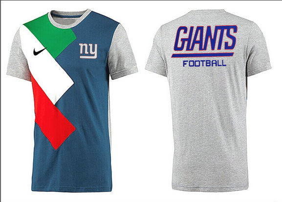 Mens 2015 Nike Nfl New York Giants T-shirts 24