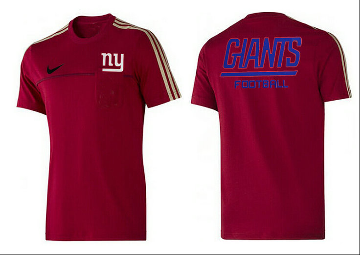 Mens 2015 Nike Nfl New York Giants T-shirts 30