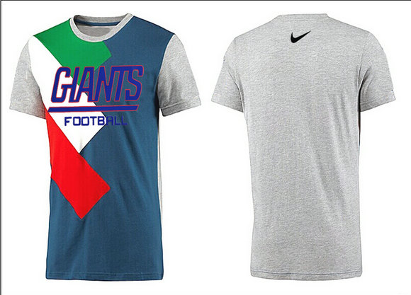 Mens 2015 Nike Nfl New York Giants T-shirts 41