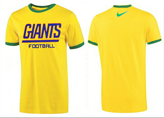 Mens 2015 Nike Nfl New York Giants T-shirts 42