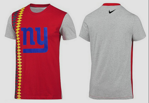 Mens 2015 Nike Nfl New York Giants T-shirts 51