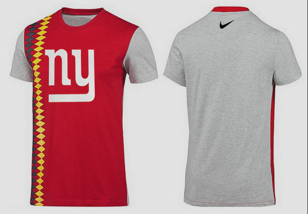 Mens 2015 Nike Nfl New York Giants T-shirts 7