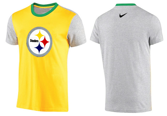Mens 2015 Nike Nfl Pittsburgh Steelers T-shirts 2