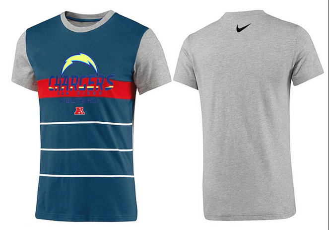 Mens 2015 Nike Nfl San Diego Chargers T-shirts 50