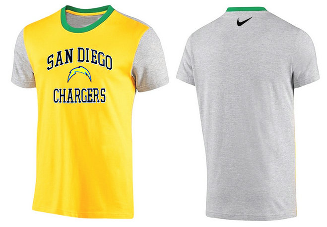 Mens 2015 Nike Nfl San Diego Chargers T-shirts 62