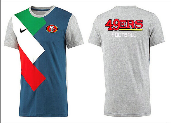 Mens 2015 Nike Nfl San Francisco 49ers T-shirts 40