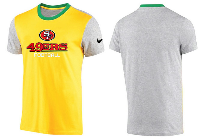 Mens 2015 Nike Nfl San Francisco 49ers T-shirts 49