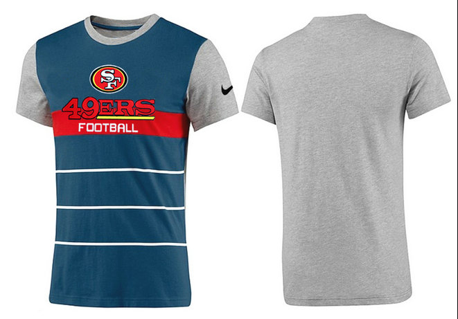 Mens 2015 Nike Nfl San Francisco 49ers T-shirts 50
