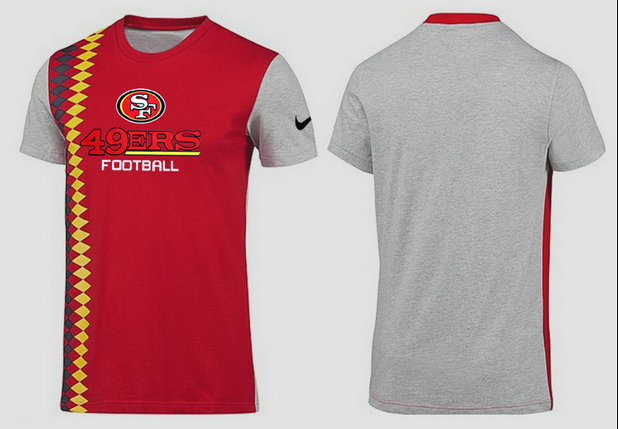 Mens 2015 Nike Nfl San Francisco 49ers T-shirts 52