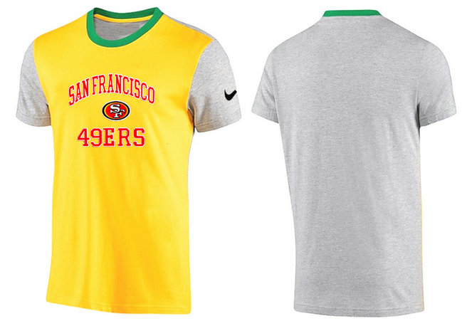 Mens 2015 Nike Nfl San Francisco 49ers T-shirts 74