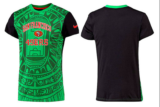 Mens 2015 Nike Nfl San Francisco 49ers T-shirts 76