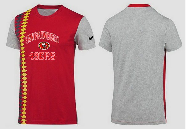 Mens 2015 Nike Nfl San Francisco 49ers T-shirts 77
