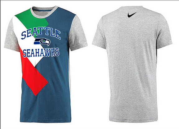 Mens 2015 Nike Nfl Seattle Seahawks T-shirts 100