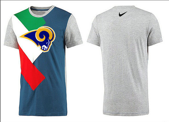 Mens 2015 Nike Nfl St. Louis Rams T-shirts 11