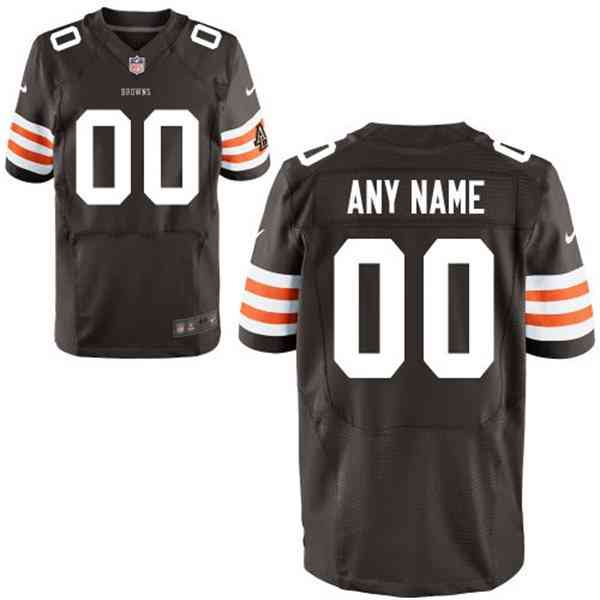 Mens Cleveland Browns Nike Brown Customized 2014 Elite Jersey