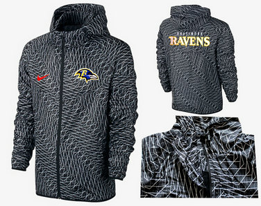 Mens Nike NFL Baltimore Ravens Jackets 6