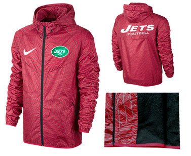 Mens Nike NFL New York Jets Jackets 8