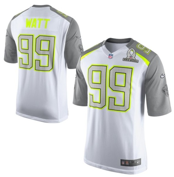 Mens Team Carter J.J. Watt #99 Nike White 2015 Pro Bowl Game Jersey