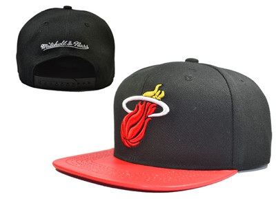 NBA Miami Heats Adjustable Snapback Hat LH 2138