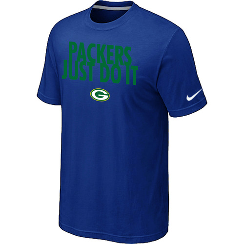 NFL Green Bay Packers Just Do It Blue T-Shirt