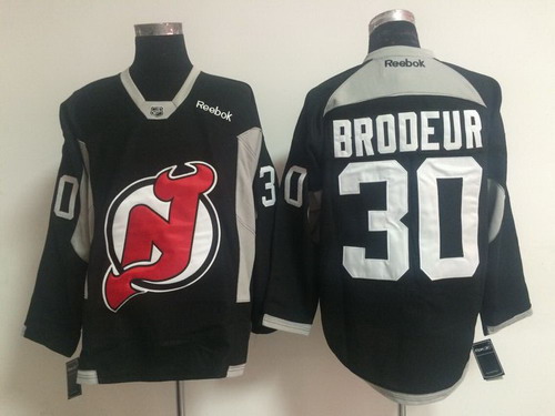 NHL New Jersey Devils #30 Martin Brodeur 2014 Training Black Jersey