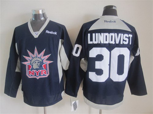 New York Rangers #30 Henrik Lundqvist 2014 Training Green Jersey