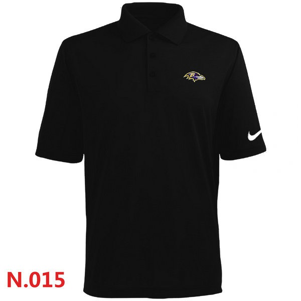 Nike Baltimore Ravens 2014 Players Performance Polo Black T-shirts