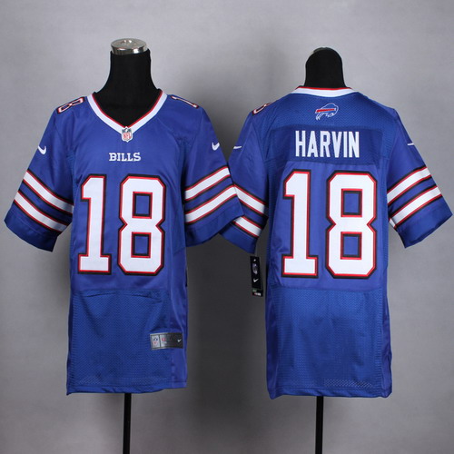 Nike Buffalo Bills #18 Percy Harvin 2013 Light Blue Elite Jersey