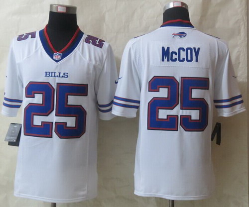 Nike Buffalo Bills #25 LeSean McCoy 2013 White Limited Jersey