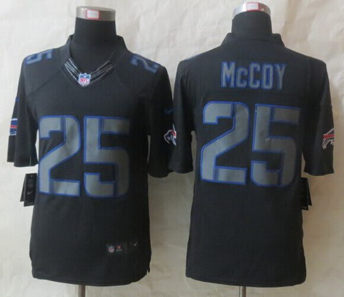 Nike Buffalo Bills #25 LeSean McCoy Black Impact Limited Jersey