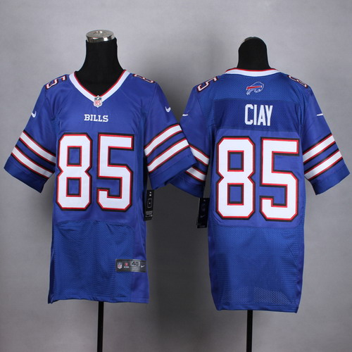 Nike Buffalo Bills #85 Charles Clay 2013 Light Blue Elite Jersey